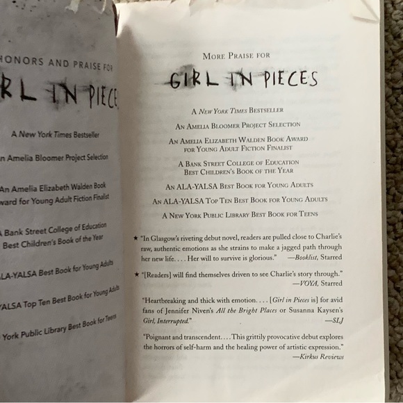 Girl in Pieces Book - Picture 3 of 4